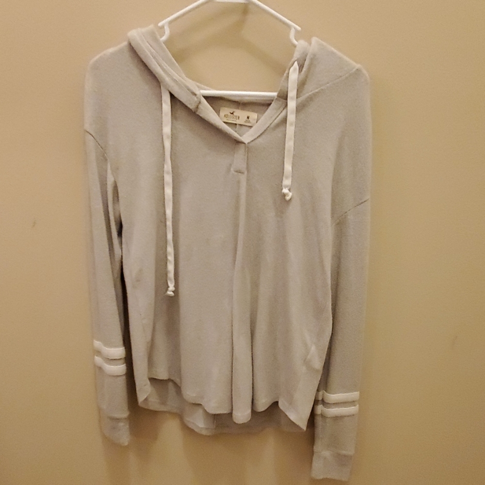 Cream Pullover Hoodie